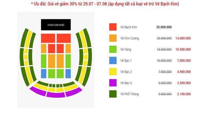 Vé xem Hoa hậu đắt nhất Vbiz: Miss Grand Vietnam 10 triệu cho ghế VVIP
