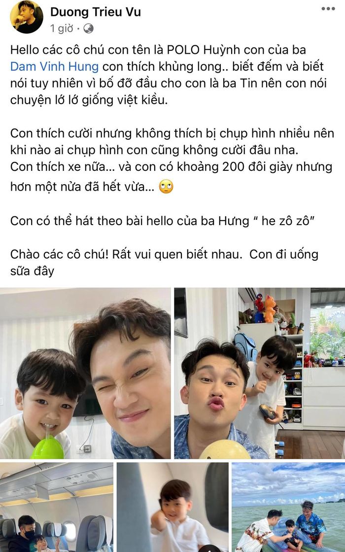 Ảnh hiếm trong lễ rửa tội của con trai Đàm Vĩnh Hưng