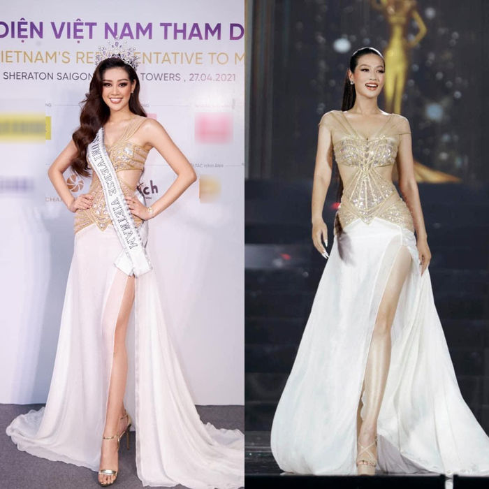 Ảnh hot sao Việt 2/10: Đoàn Thiên Ân mặc lại váy của Khánh Vân