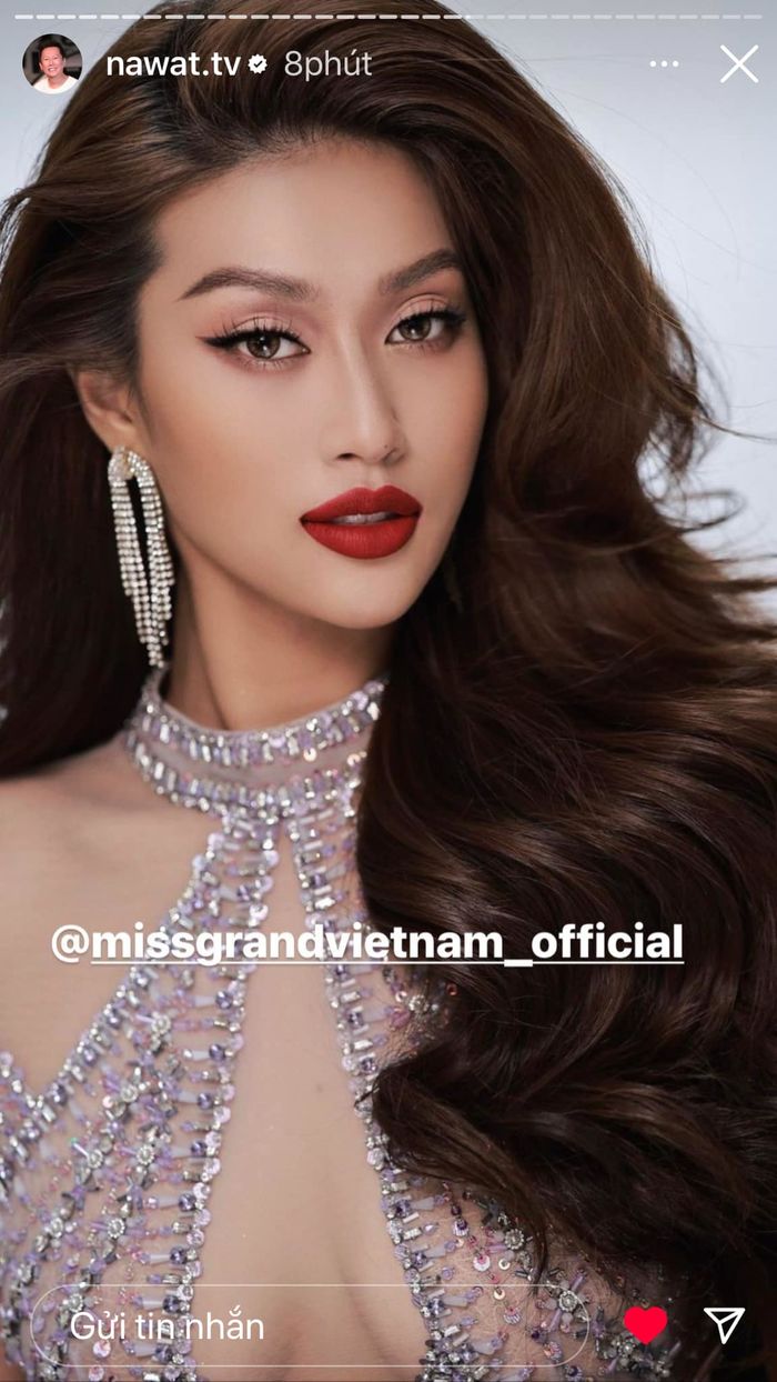 Đoàn Thiên Ân lên đường thi Miss Grand: Lượt vote đang dẫn đầu