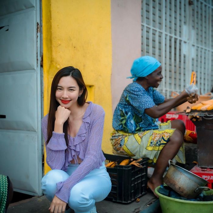 Đụng hàng Thùy Tiên, Đào Bá Lộc chẳng hề lép vế: Sắc vóc không vừa