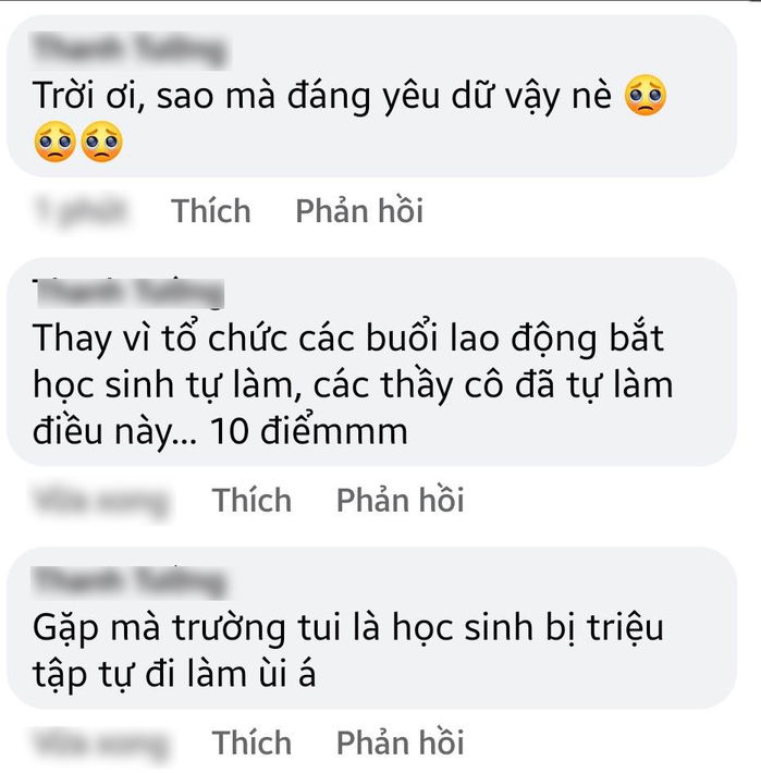 Xúc động hình ảnh các giáo viên tất bật dọn trường sau mưa lũ