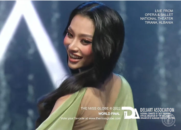 Lâm Thu Hồng đăng quang ngôi Á hậu 4 The Miss Globe 2022