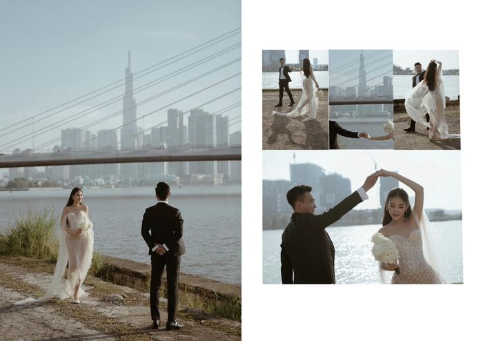 Lê Âu Ngân Anh và ông xã BTV tung ảnh cưới đẹp mãn nhãn