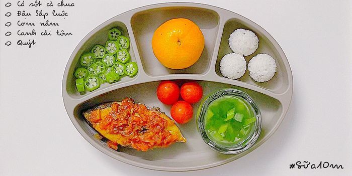 Mẹ đảm 9x làm mâm cơm ăn dặm cực khéo, mách cách giúp con hết biếng ăn
