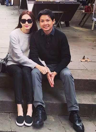 Mỹ nhân Việt đi giày bệt tránh dìm chồng: Đỗ Mỹ Linh quá tinh tế