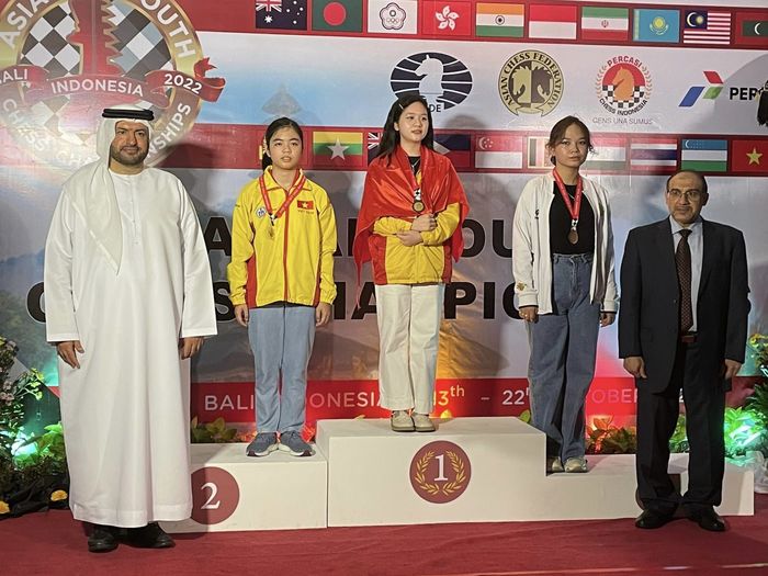 Nữ kỳ thủ 2k5 đến từ Thái Nguyên đạt HCV giải Cờ vua Châu Á 2022