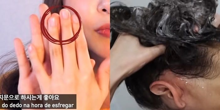 Nữ YouTuber Hàn Quốc mách tip ngăn rụng tóc chỉ qua bước gội đầu