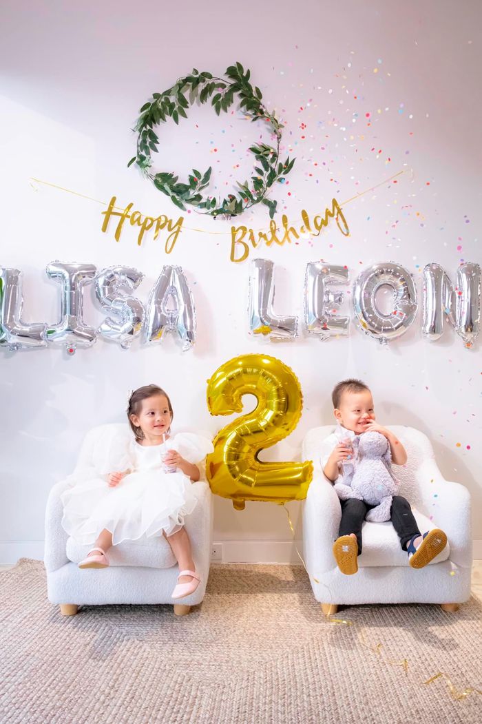 Sinh nhật 2 tuổi của Lisa - Leon: Hà Hồ mong các con sống thật vui