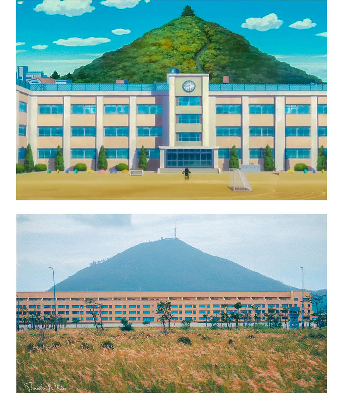 Thích thú khung cảnh tại Phú Yên hệt ngọn núi sau trường của Nobita