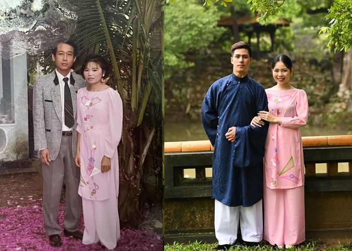 Cặp đôi diện áo dài cưới giữa trời Tây: Khách mời trầm trồ cả tháng