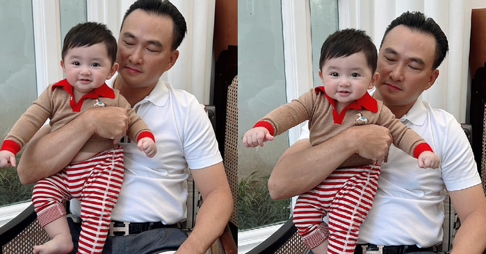 Con trai Chi Bảo mới tí tuổi đã mê đọc sách, nghe nhạc liền hát theo