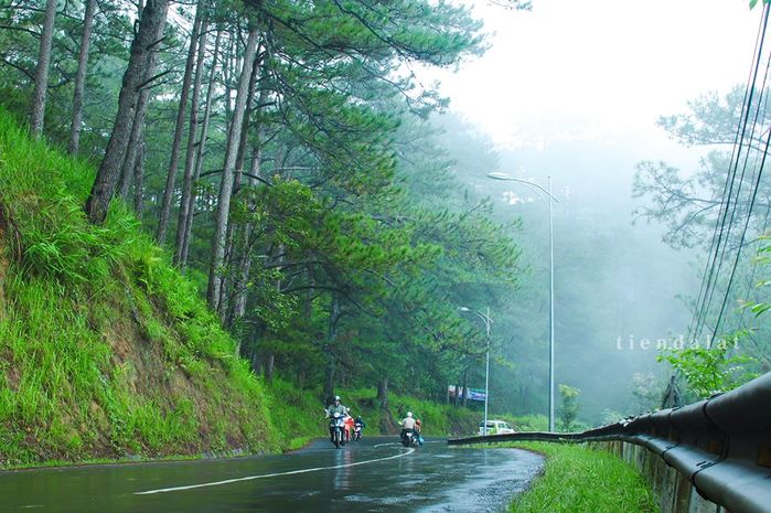 Giữ 12 ngày phép để đi Đà Lạt: Hội bạn ngậm ngùi chụp ảnh với áo mưa