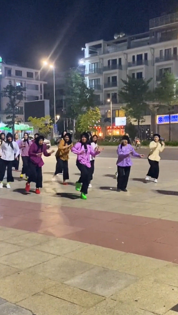 Hội người cao tuổi chất như nước cất:  Đi giày sneaker nhảy flashmob