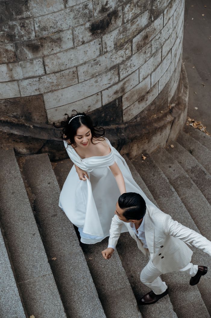 Khánh Thi - Phan Hiển tung ảnh cưới lãng mạn ở Paris