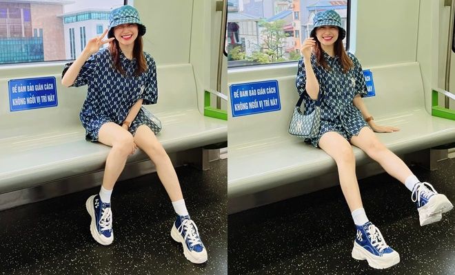 Mẹ một con Hòa Minzy và những lần lên đồ khiến fan tưởng thiếu nữ