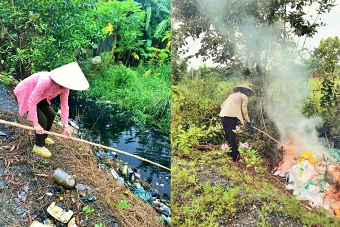 Người phụ nữ U70 miệt mài trồng hoa làm đẹp con đường quê hương
