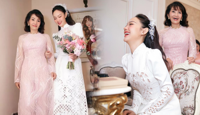Quà cưới mẹ ruột tặng các mỹ nhân Việt: Lê Âu Ngân Anh nhận sổ đỏ