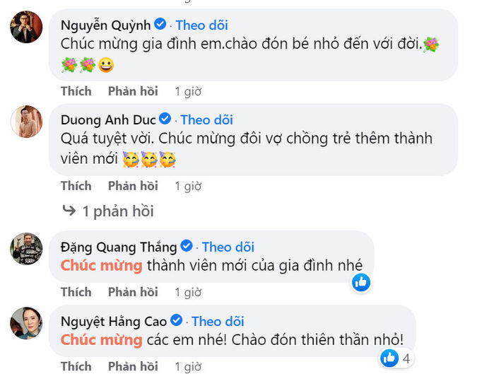 Vợ diễn viên Mạnh Trường hạ sinh con thứ 3: Các con hưởng trọn gen tốt