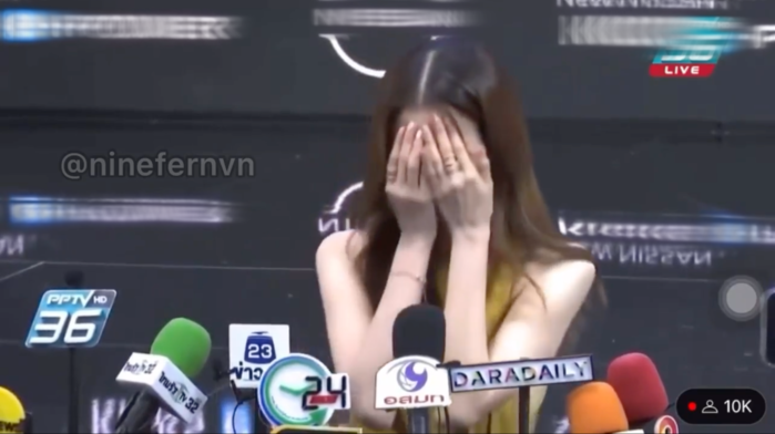 Baifern ngại ngùng gật đầu khi được hỏi có mở lòng với Nine Naphat