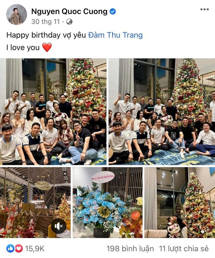 Cường Đô La bị Đàm Thu Trang trách yêu vì mãi bận bịu công việc