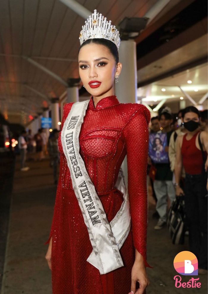 Hoa hậu Ngọc Châu chính thức lên đường đến Miss Universe 2022
