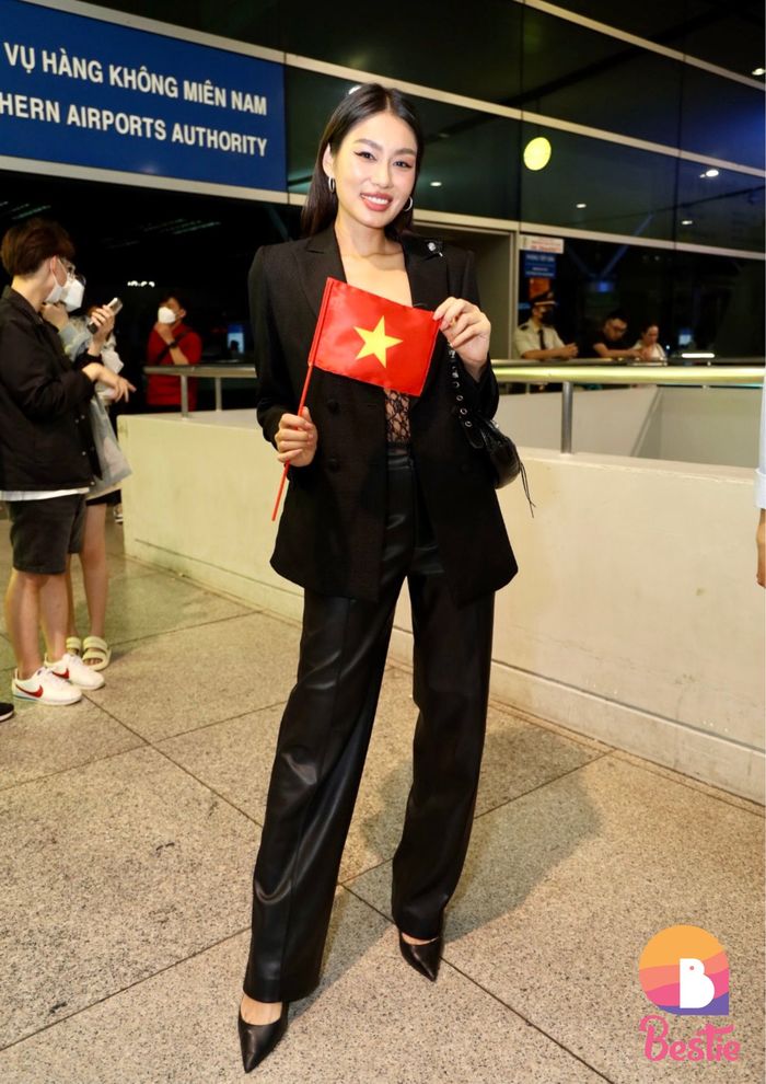 Hoa hậu Ngọc Châu chính thức lên đường đến Miss Universe 2022