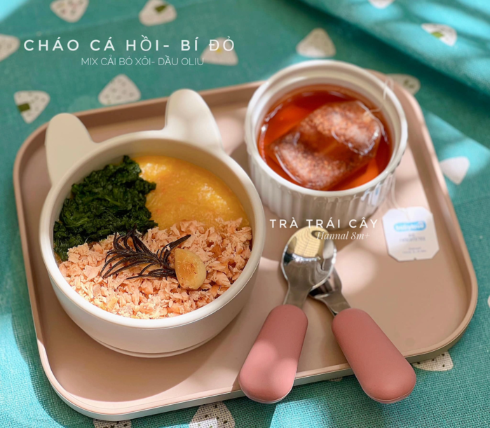 Mẹ đảm 9x gợi ý thực đơn cháo ăn dặm cho bé 9 tháng tuổi