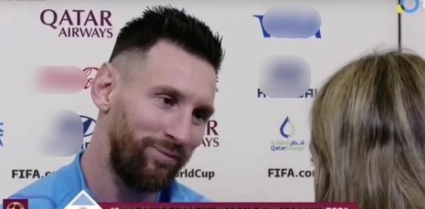 Messi xúc động rưng rưng khi nghe những lời nhắn nhủ từ nữ phóng viên