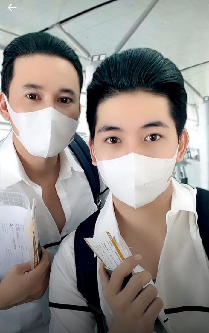 Thanh Đoàn - Hà Trí Quang khởi hành sang Thái Lan đón con song sinh