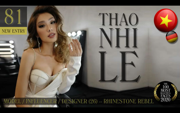 Thảo Nhi Lê 3 lần lọt Top 100 gương mặt đẹp nhất thế giới