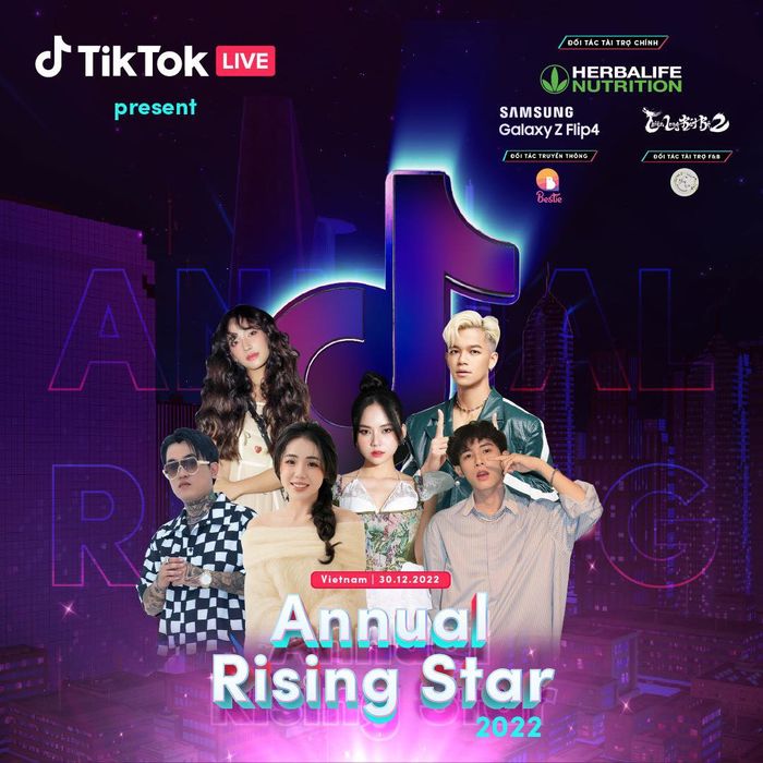 TikTok LIVE 2022 - Annual Rising Star: Vinh danh các TikToker nổi bật