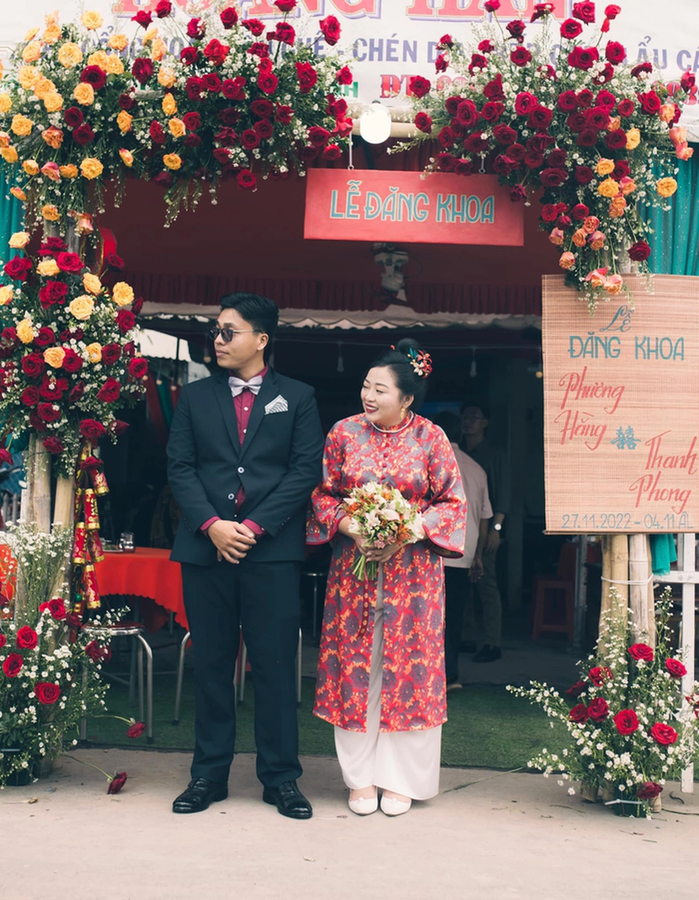 Trà Vinh: Cặp đôi tự tay trang trí đám cưới siêu rẻ, đậm chất miền Tây