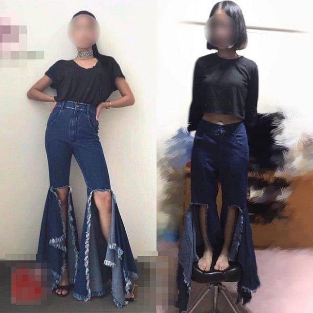 Chủ shop lồng 3 người vào 1 quần, netizen: Khách hàng là thượng đế