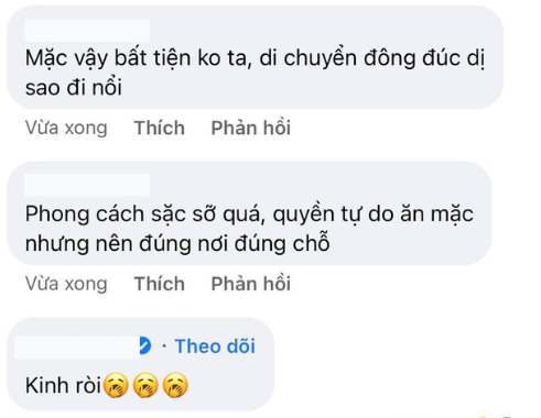 Phạm Thoại ô dề khi cổ vũ tuyển Việt Nam: Trang phục sặc sỡ rối mắt
