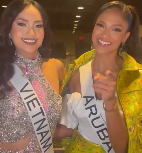 Vừa nhập cuộc Miss Universe, Ngọc Châu đã làm cô giáo dạy tiếng Việt