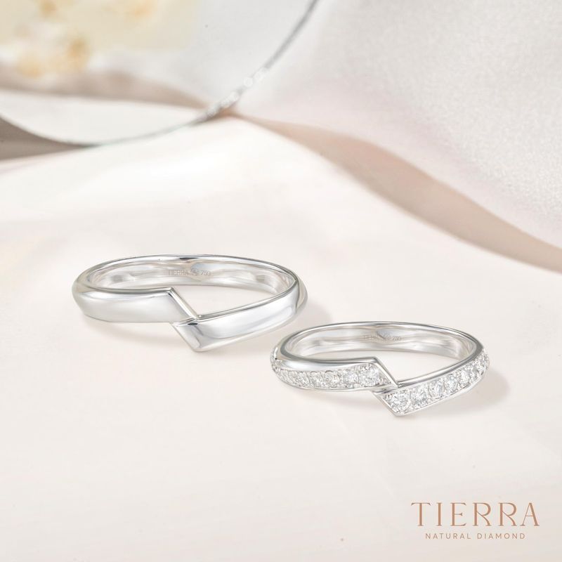 Nhẫn cưới bạch kim - chất liệu được ưa chuộng trong mùa cưới 2023