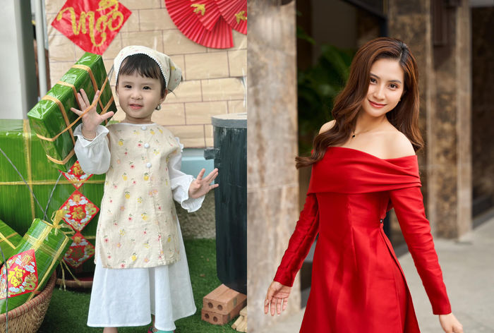 Thiên An và con gái diện áo tắm: Bé Sol tạo dáng một 9 một 10 với mẹ