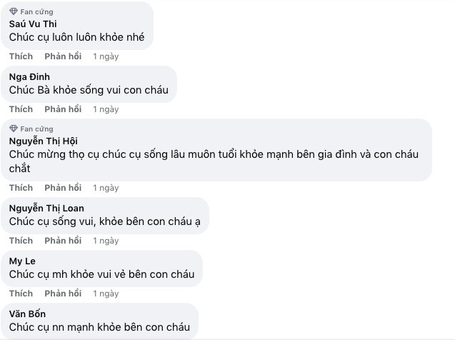Cụ bà U90 diện áo dài đỏ, nhảy cực sung trong ngày đại thọ