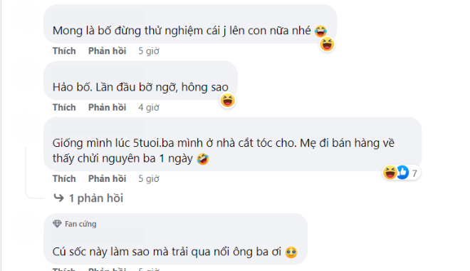 Học cắt tóc trên mạng, bố trổ tài ngay cho con gái: Thành quả bật ngửa