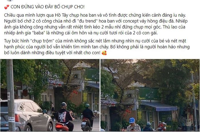 Ông bố hào hứng làm nhiếp ảnh gia cho hai cô con gái cưng