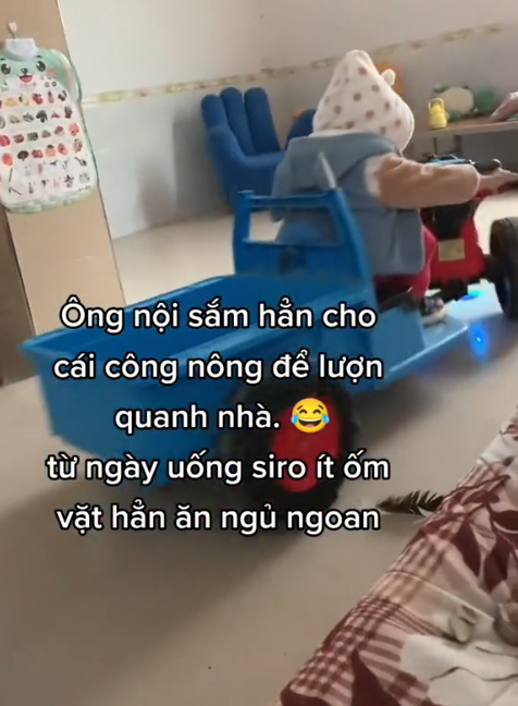 Đứa cháu uy tín: Thiết kế xe mini đi chợ, mua cho ông thùng lúa mạch