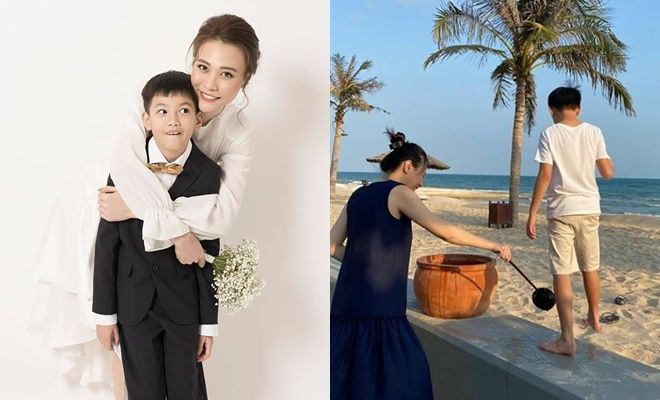 Đàm Thu Trang tinh tế: Hậu kết hôn chỉ mang dép thấp, quan tâm Subeo