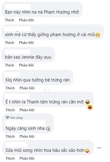 Hết Jennie, Thanh Thủy lại được khen giống Phạm Hương