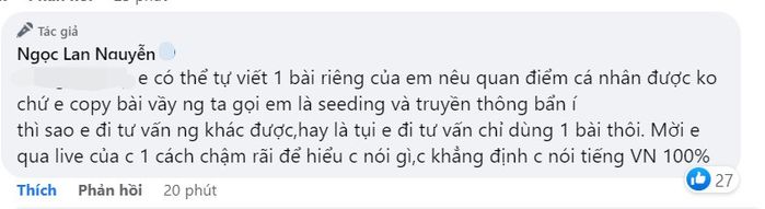 Ngọc Lan lên tiếng khi bị nói vô tình làm hại hàng triệu con người