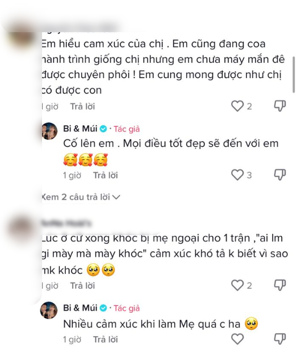 Con gái Múi Xù tròn 1 tháng tuổi, mẹ bỉm bật khóc vì thương con
