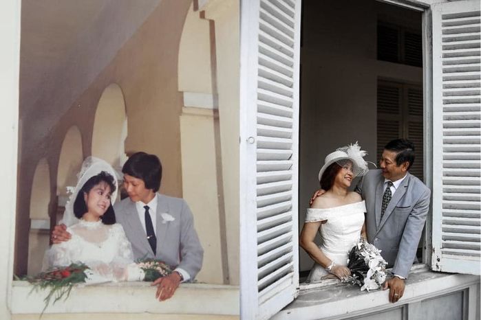 Bộ ảnh kỷ niệm 30 năm ngày cưới của ba mẹ “không thể chất hơn”