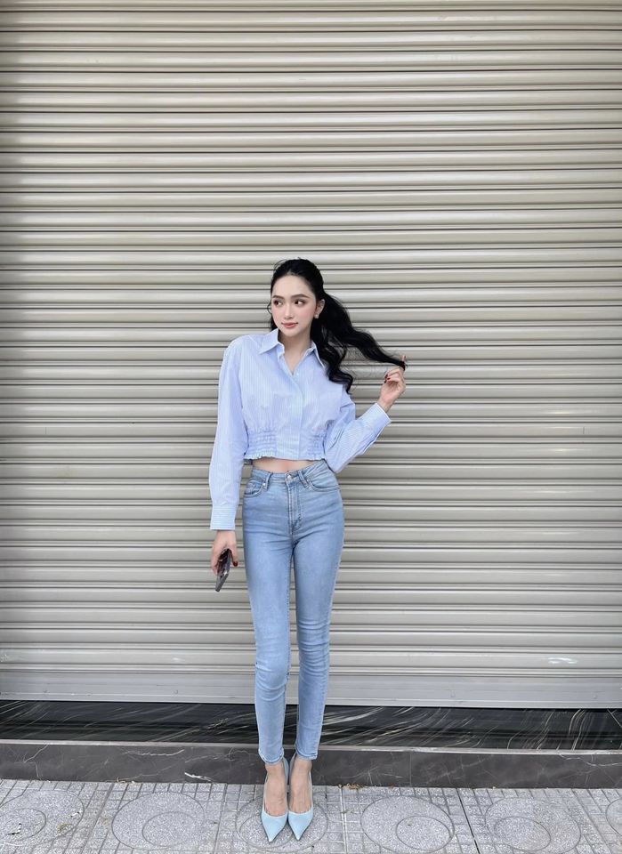 Style đời thường của Hương Giang: Chuộng diện quần jeans