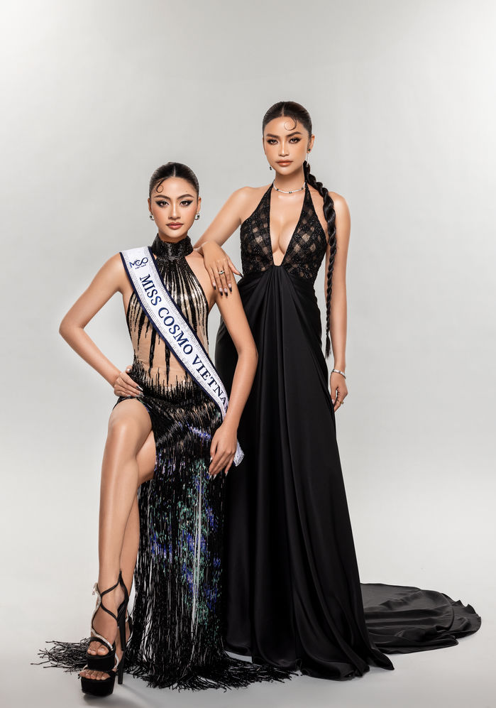 Hoa hậu Ngọc Châu đồng hành cùng Xuân Hạnh ở Miss Cosmo 2024