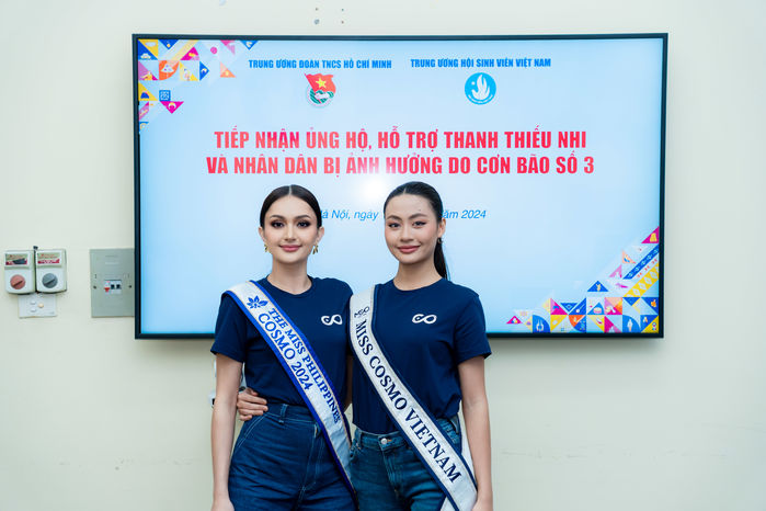 Thí sinh Miss Cosmo 2024 tặng hơn 600 triệu khắc phục hậu quả bão Yagi